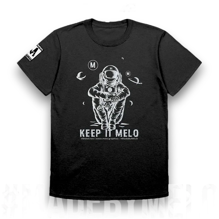 #MeloCrew Vibes: White - Basic T-Shirt | #MadeByMELO product image (1)