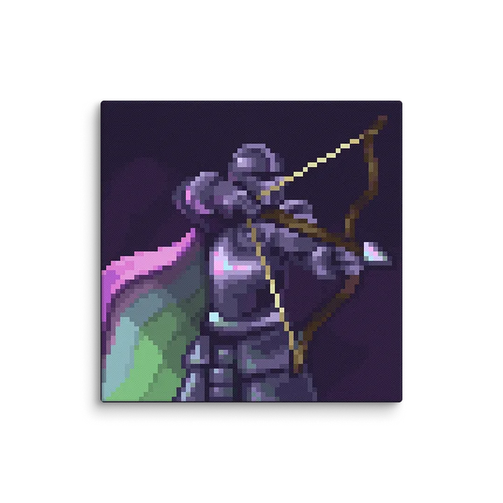 Toric Knight Pixel Art Canvas Print product image (2)