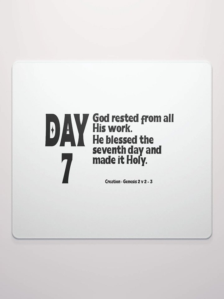 CREATION: DAY 7 Christian, Jesus, faith, God, Bible, Christianity, Jesus Christ, religion, Bible Verse, Love product image (3)