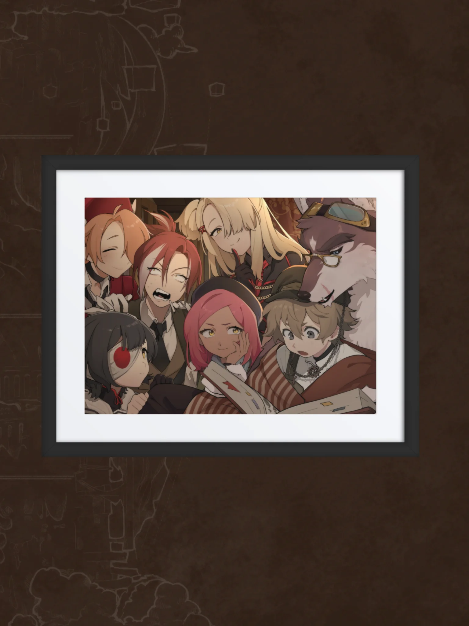 Framed Story time in Camelot print product image (1)