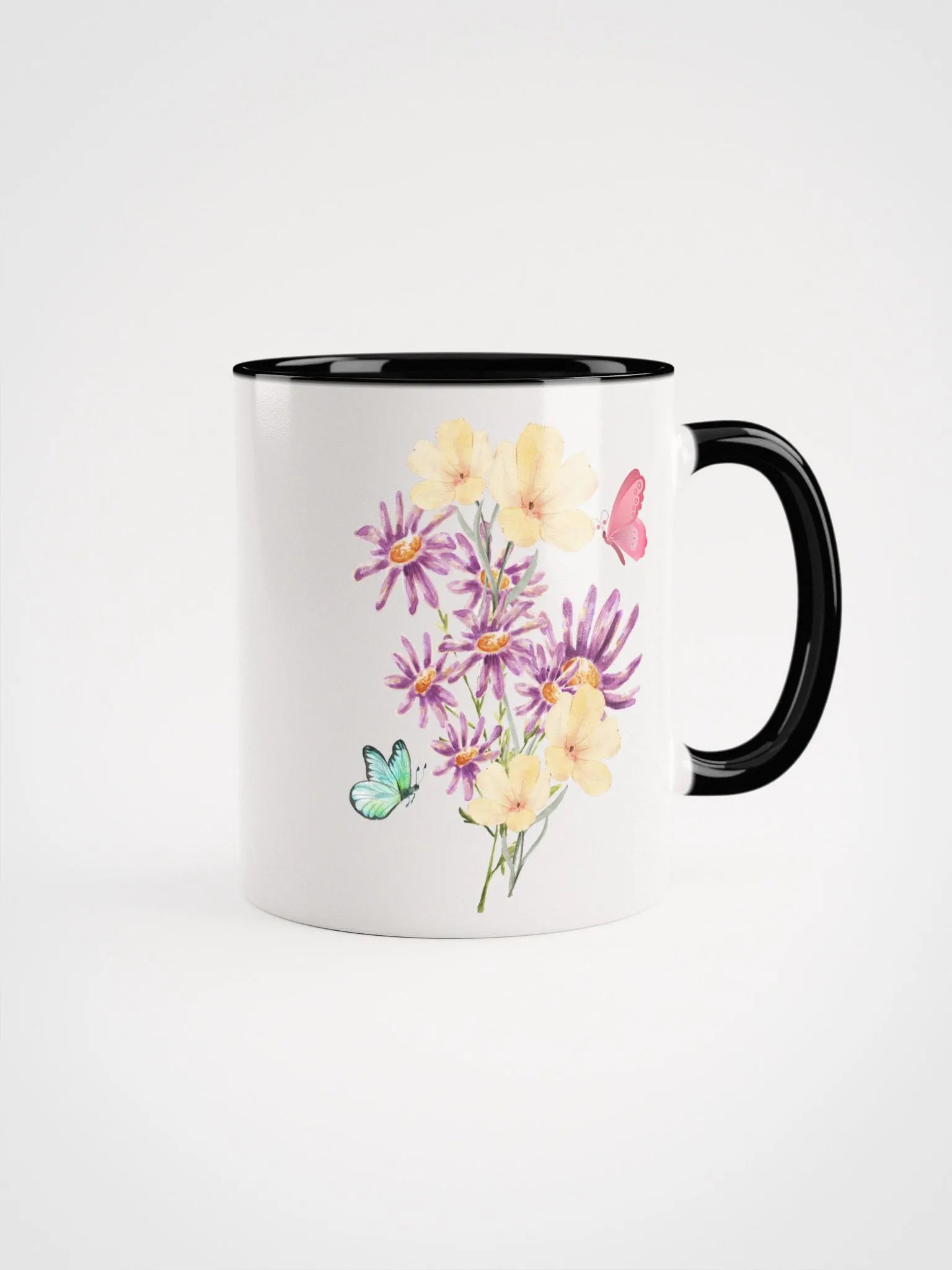Fluttering Blooms Ceramic Mug product image (2)