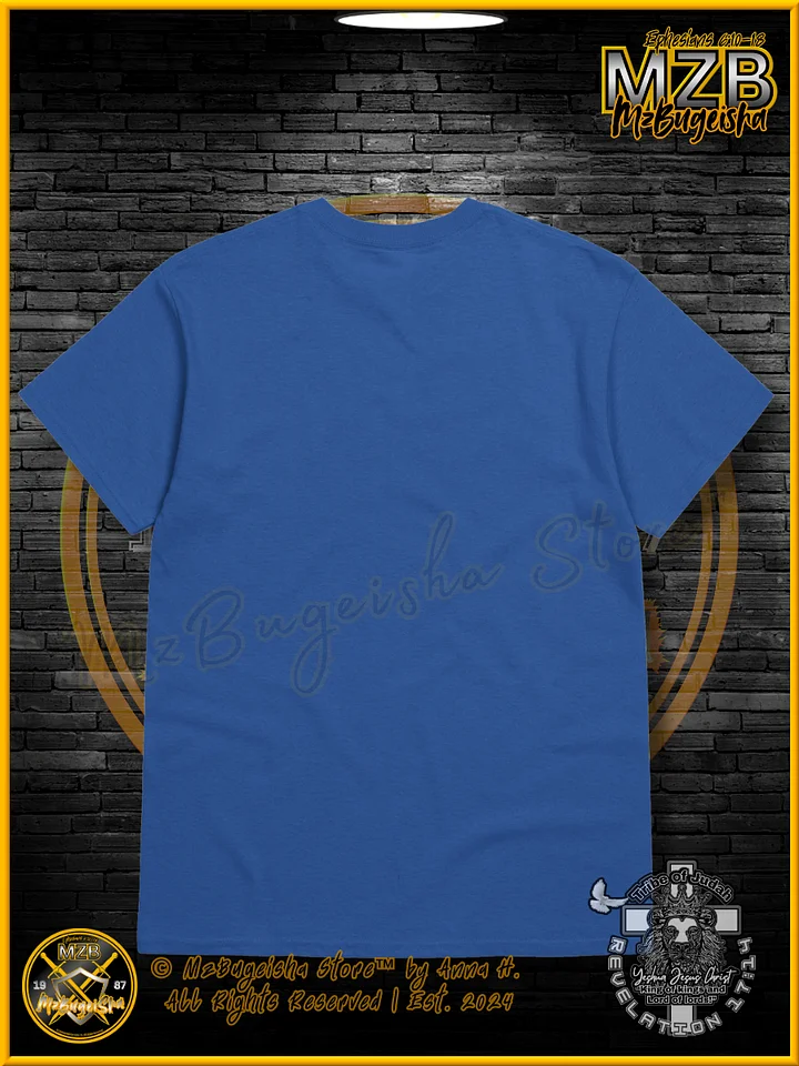 T-Shirt - MzBugeisha™ "Yeshua Jesus Christ King of kings " [V2/royal] Faith Based T-Shirt By Anna H. product image (2)