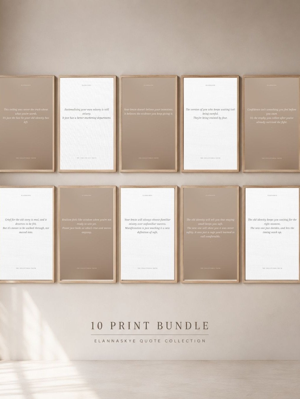 The Unglittered Truth - 10 Quote Card Bundle product image (12)