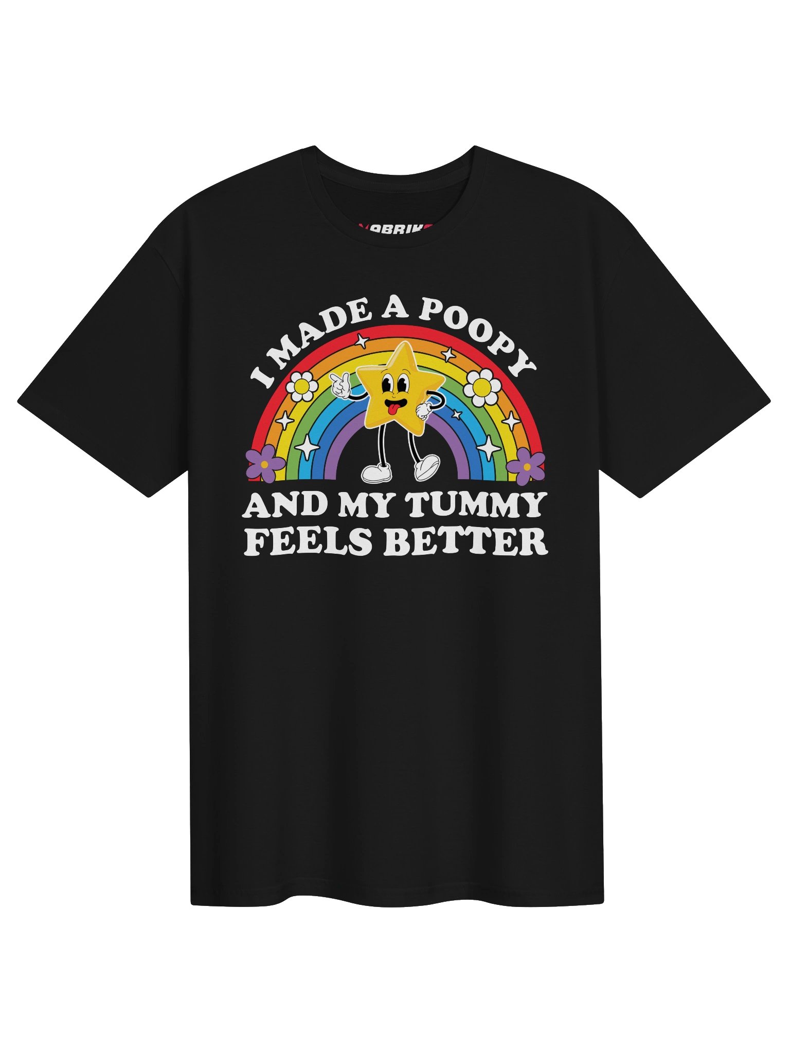 I Made A Poopy Funny Rainbow Star T-Shirt product image (3)