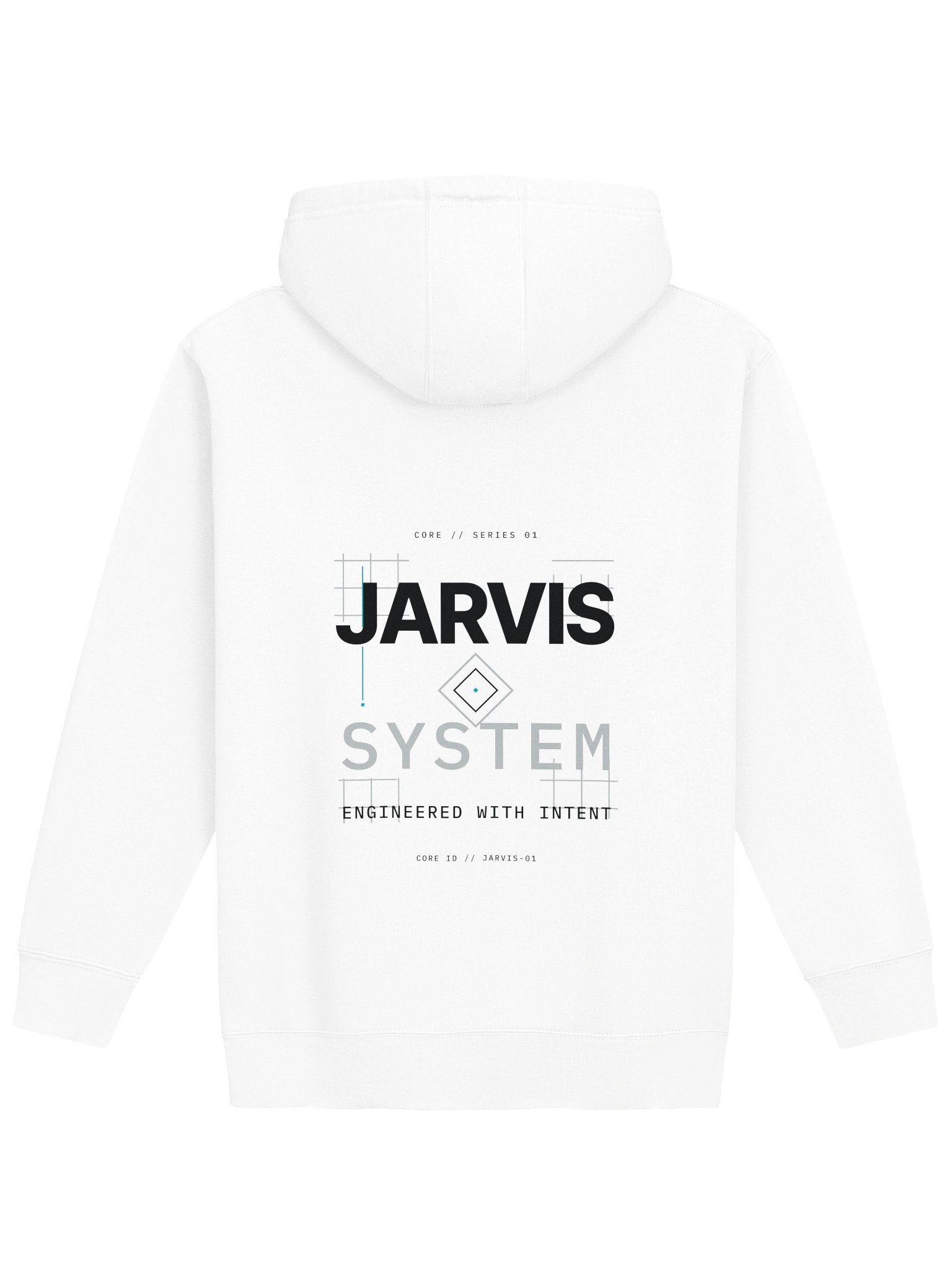 CORE SERIES 01 — PURE WHITE Premium Hoodie product image (2)