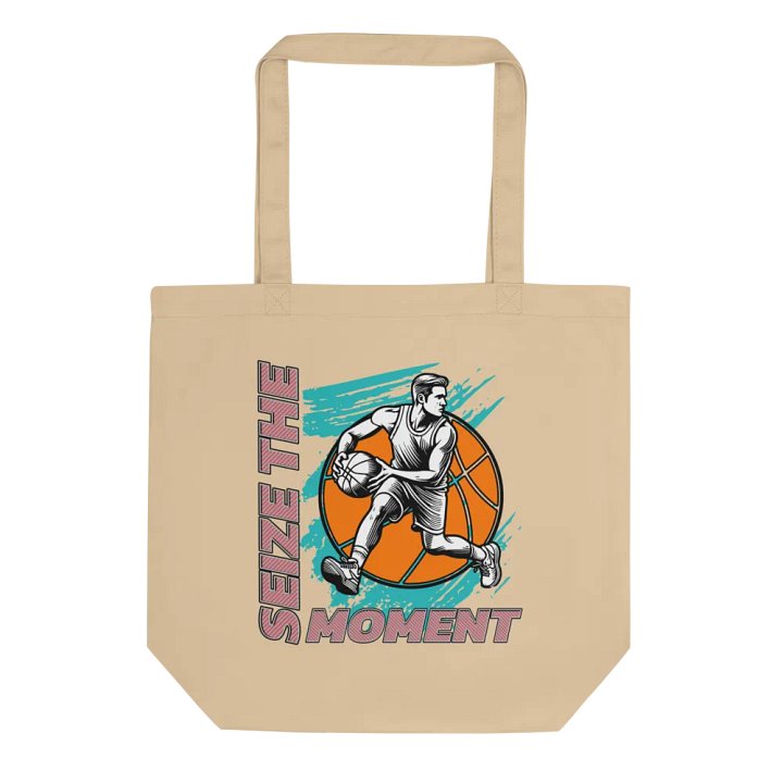 Seize the Moment Basketball Player Tote Bag product image (1)