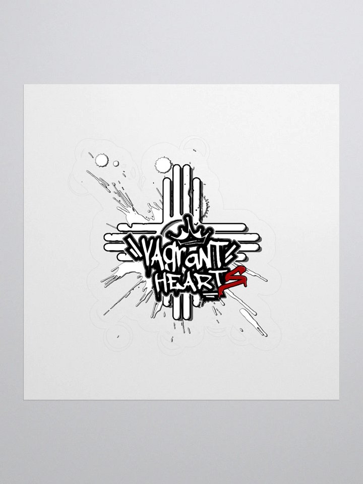 Vagrant Hearts Logo Kiss Cut Stickers product image (1)