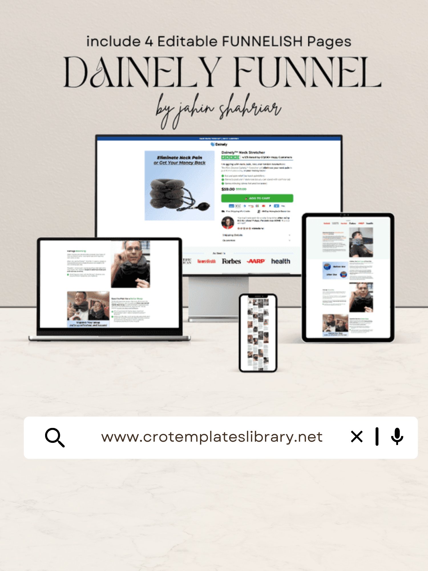 Dainely Neck Stretcher Funnelish Templates product image (1)
