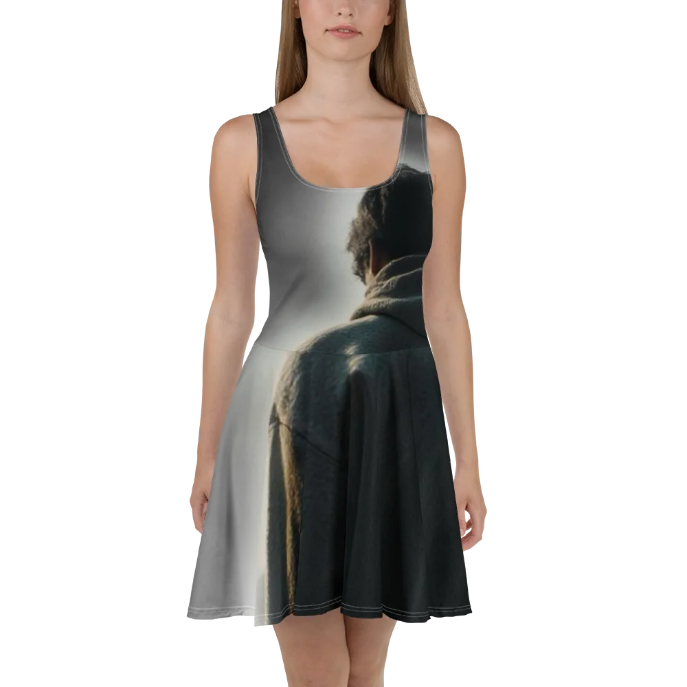 Halo-Back All-Over Print Skater Dress product image (2)