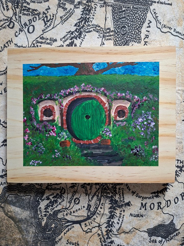 Fantasy House Original Painting product image (1)