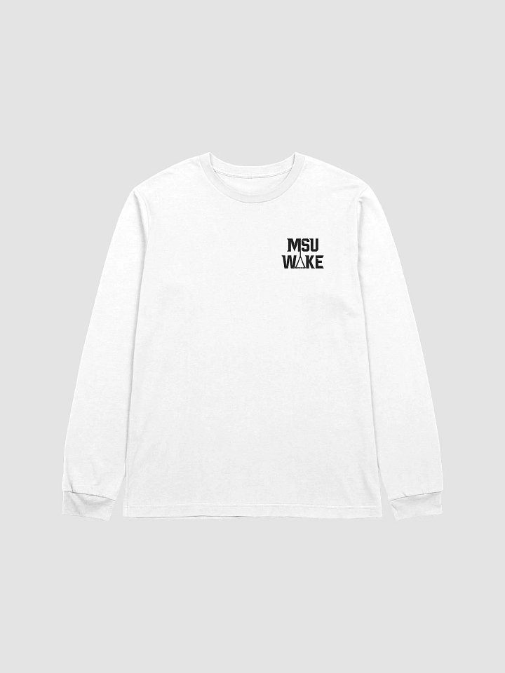 MSU Wake Abstract Longsleeve Tee product image (1)