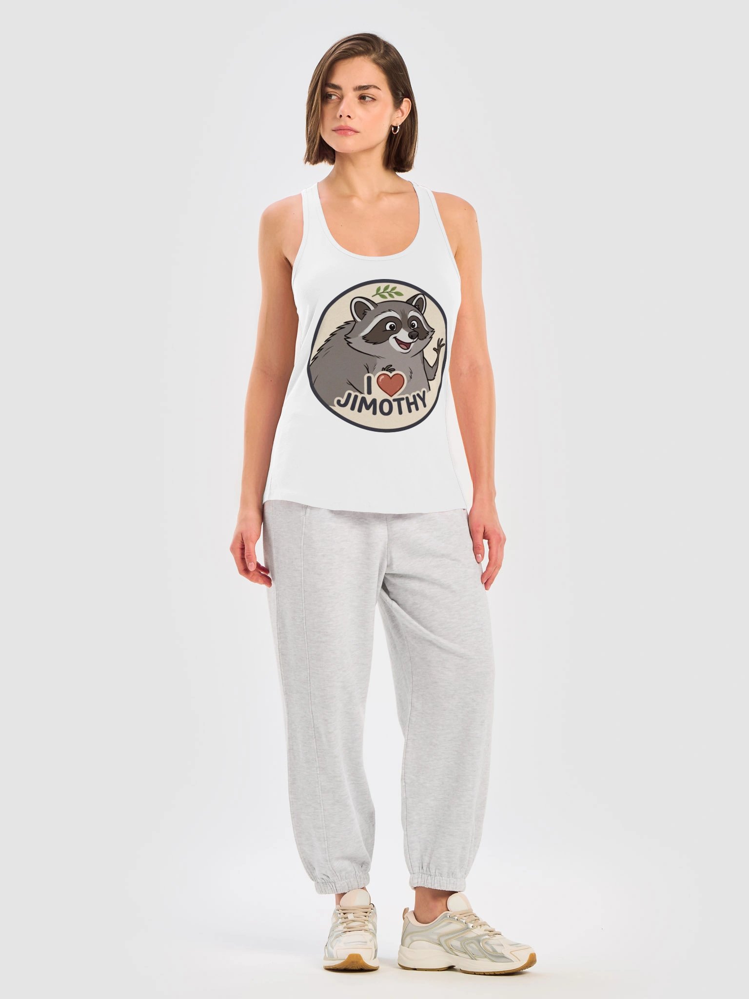 I Love Jimothy Women's Racerback Tank product image (6)
