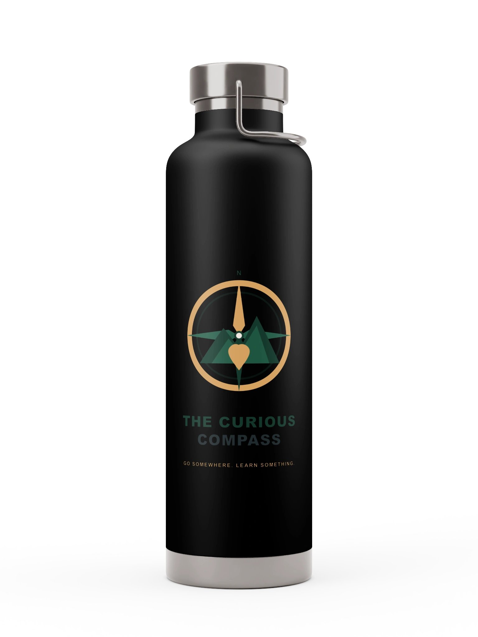 Curious Compass Trail Water Bottle — 22 oz product image (1)