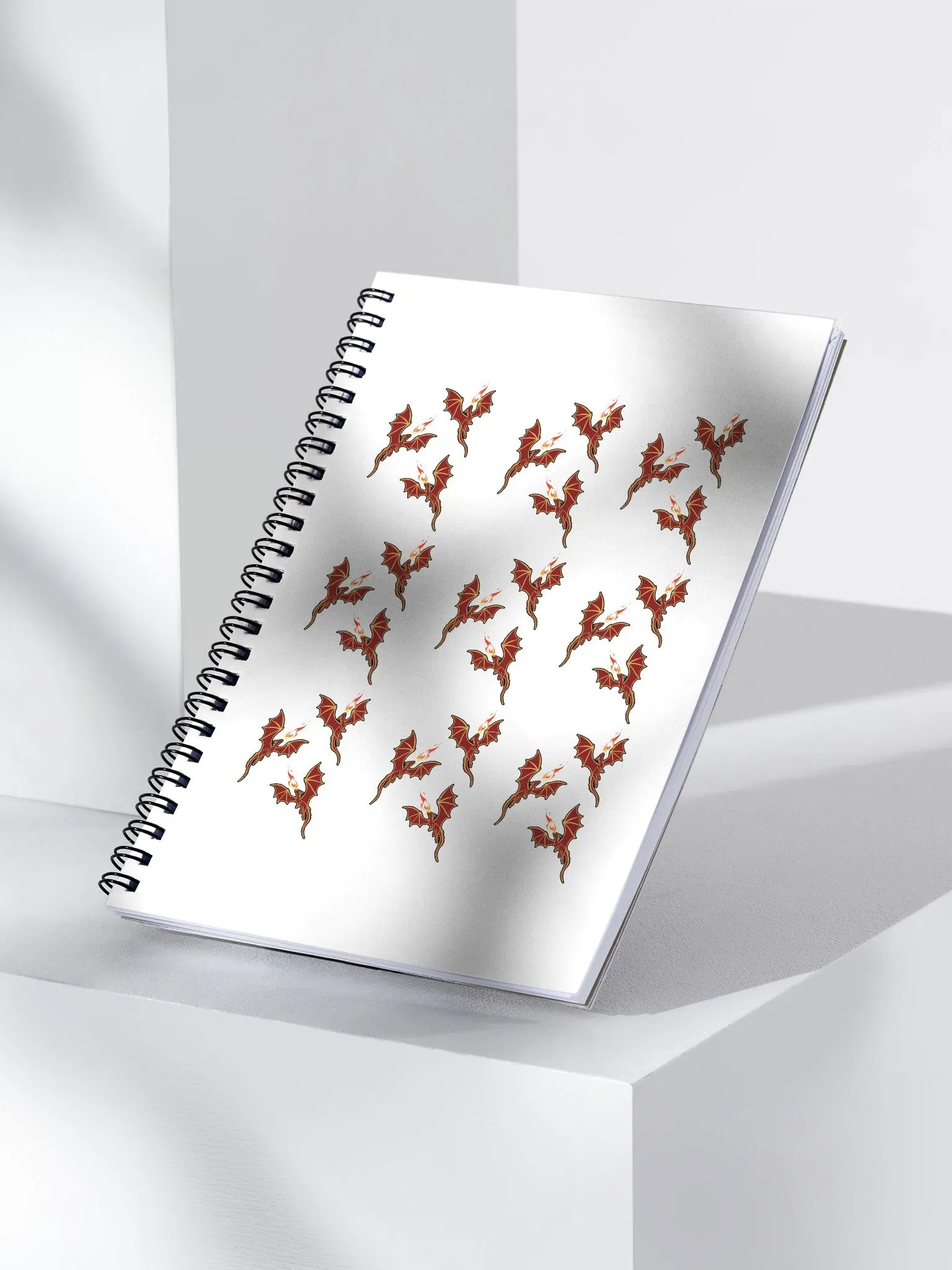 Dragon Flies - Artistic Graphical Pattern Design Spiral Notebook product image (3)