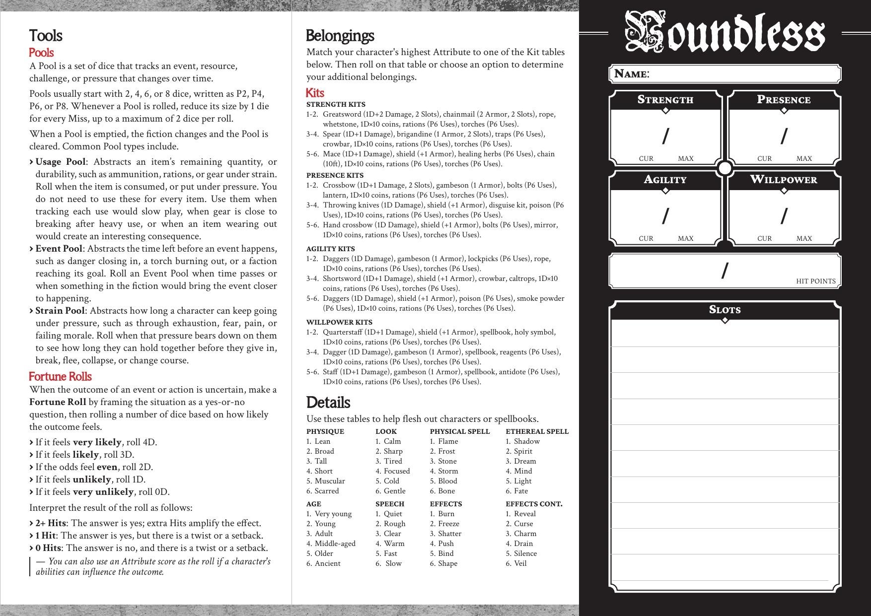 Boundless RPG (PDF) product image (2)