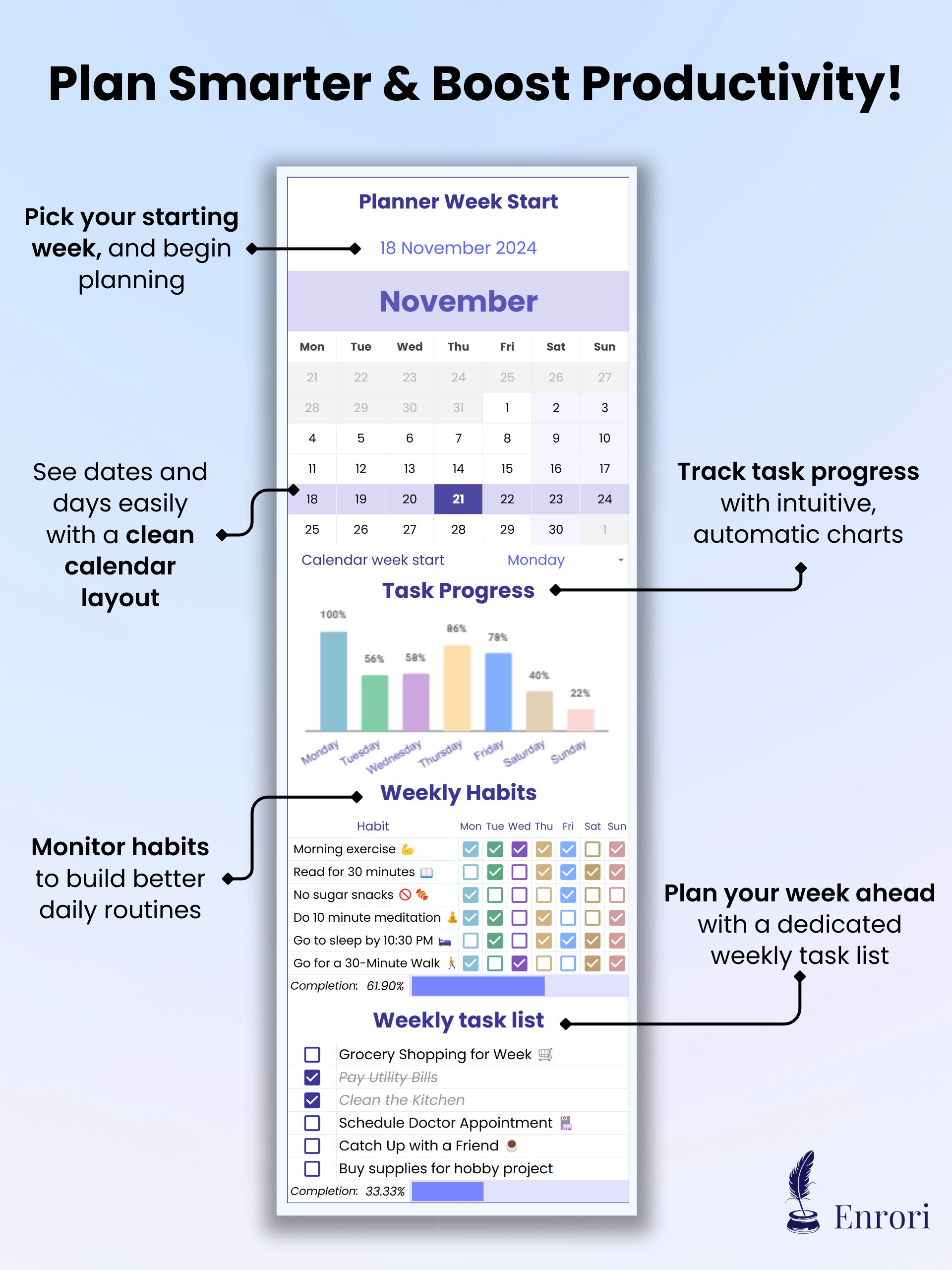 Daily & Weekly Planner product image (4)