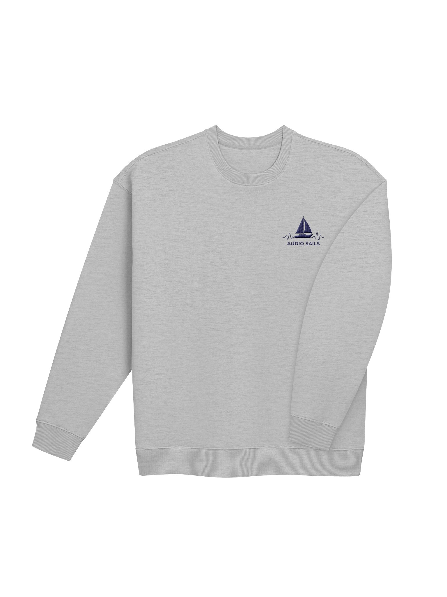 Audio Sails Reference Grade Oversized Sweatshirt | Heather Gray product image (4)