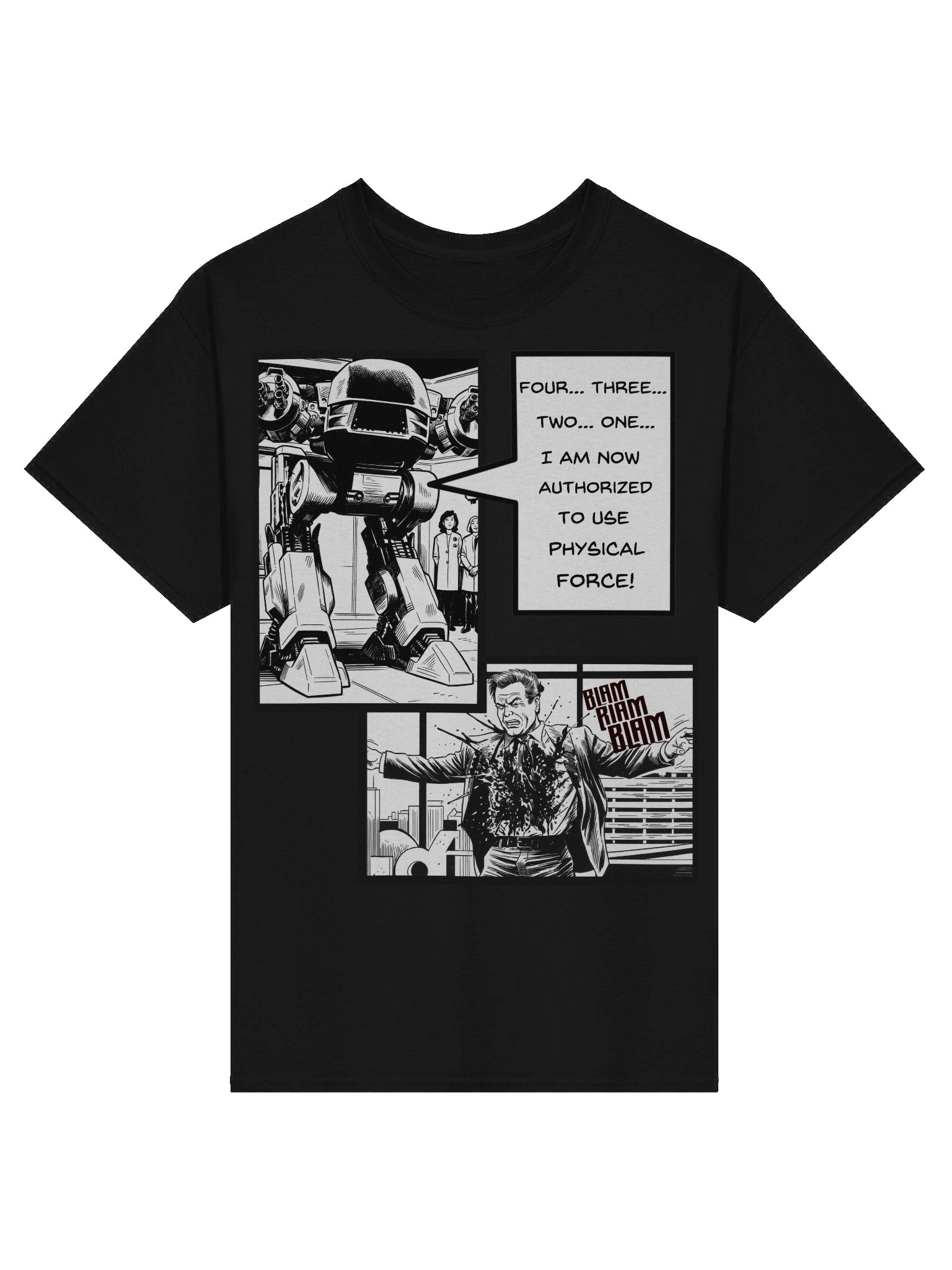 RoboCop inspired Physical Force Scene Tee product image (2)