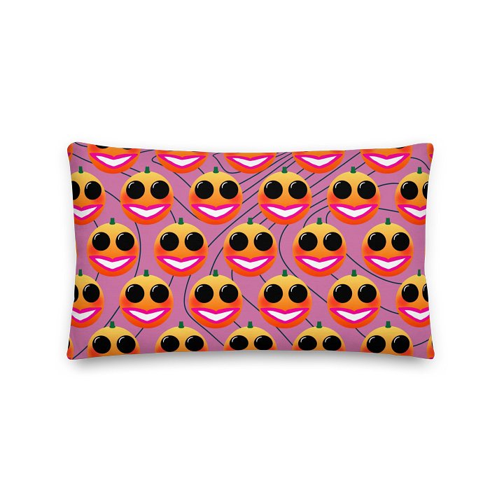 Sexy Orange Print Cushion (Pink) product image (1)