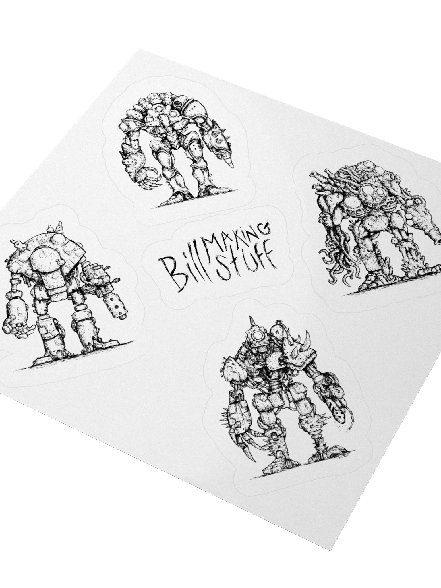 Bill Making Stuff Vinyl Sticker Set 2 product image (3)