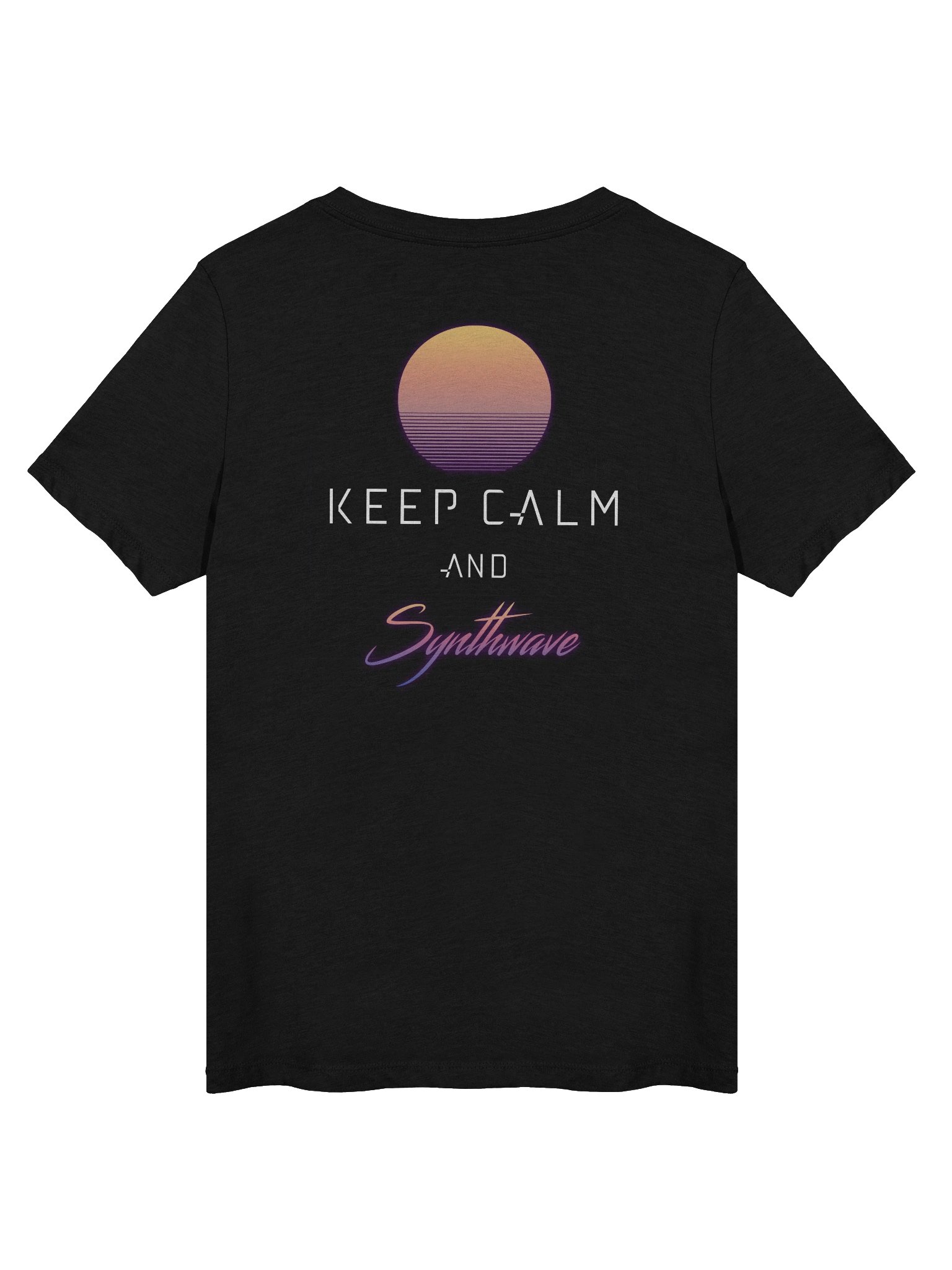 Keep Calm and Synthwave Women's V-neck product image (11)