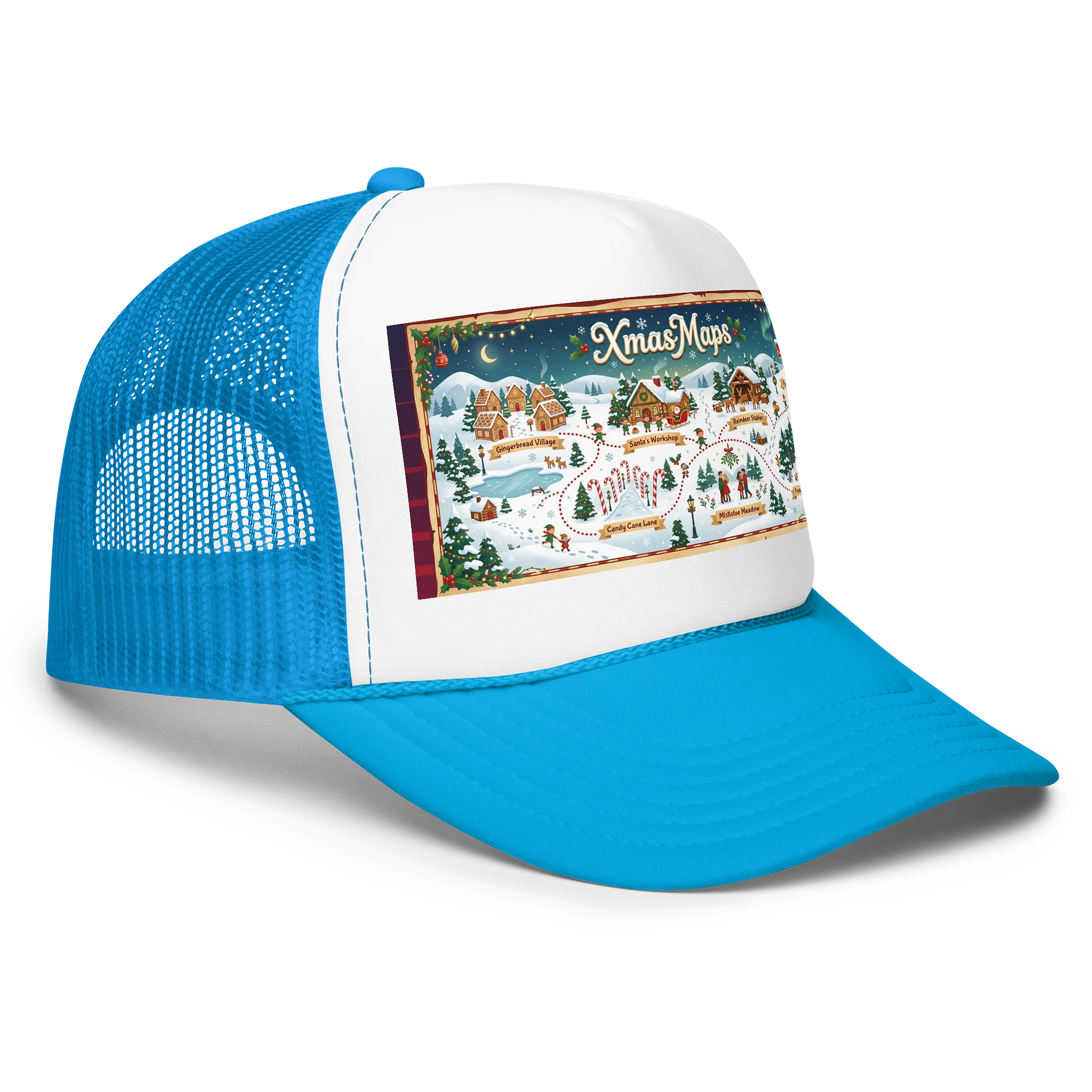 XmasMaps Classic Trucker Hat product image (3)