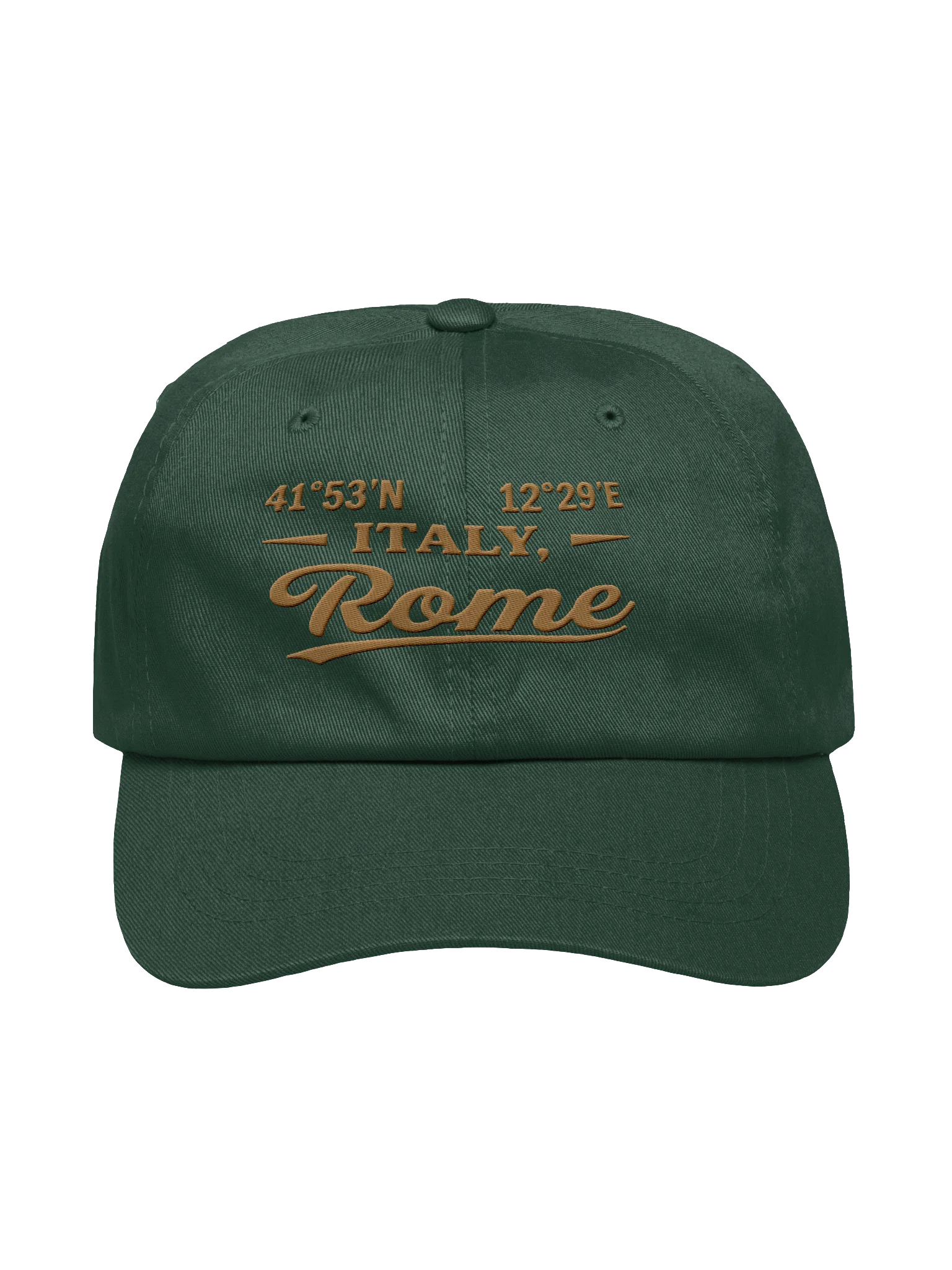 Rome Italy Coordinates Dad Hat – Travel Cap product image (1)