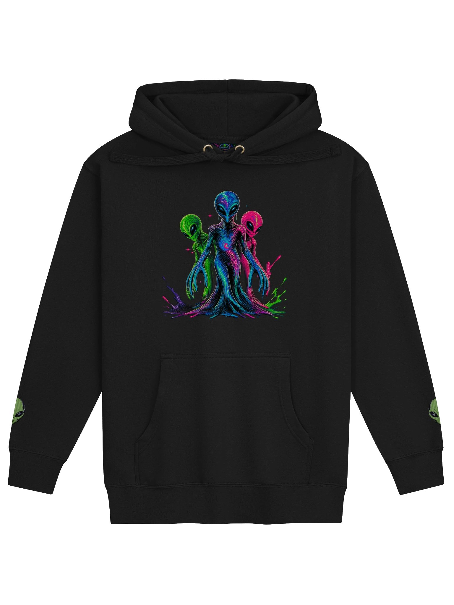 Neon Alien Trio Hoodie product image (2)