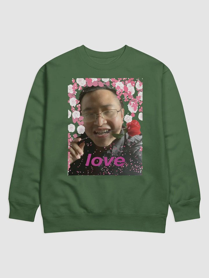 Cotton Heritage Premium Sweatshirt： rose love product image (5)