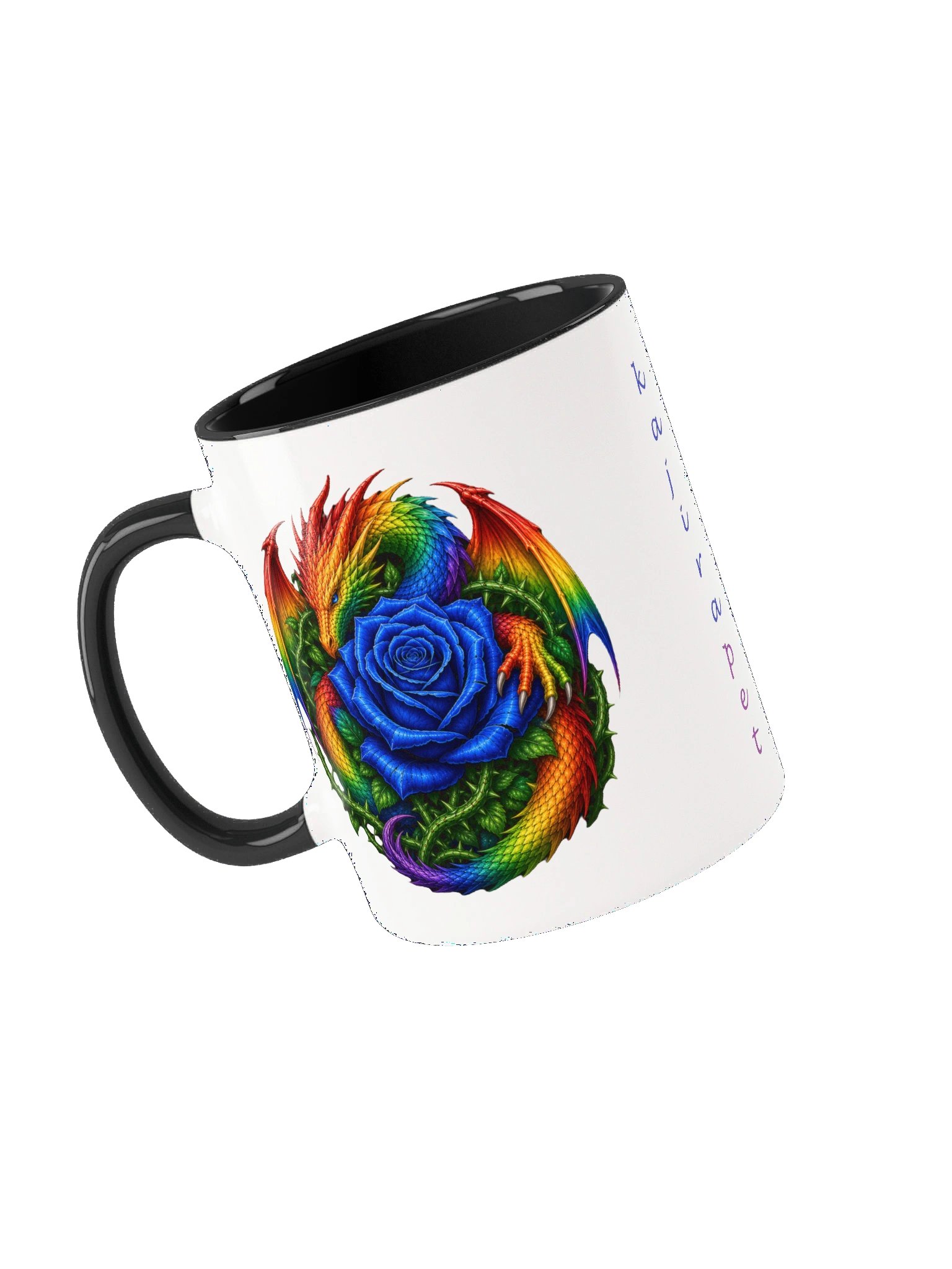 Rainbow Dragon Rose Mug product image (49)