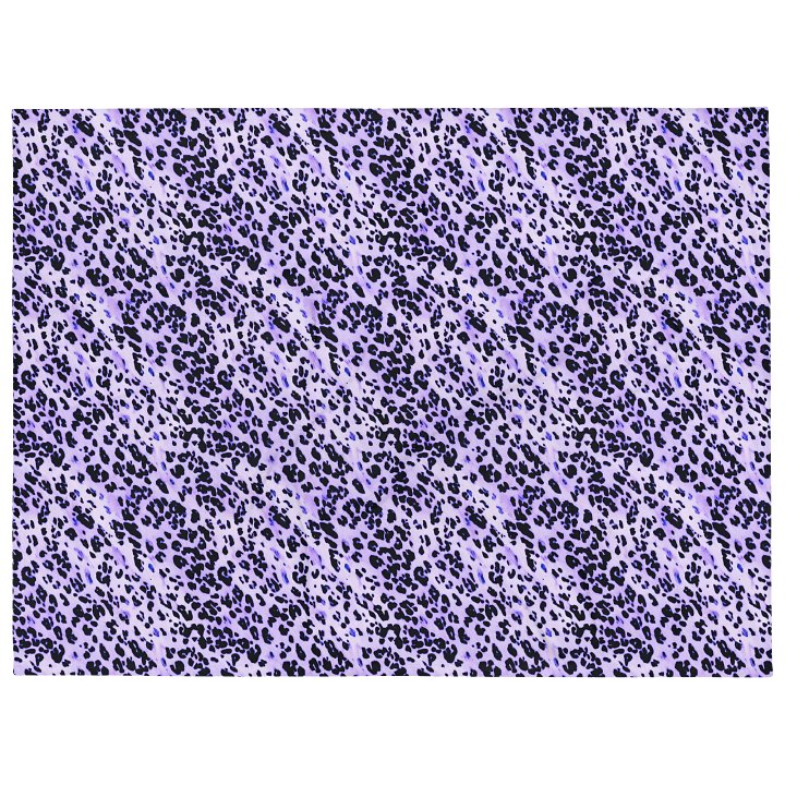 Purple Leopard Blanket product image (1)