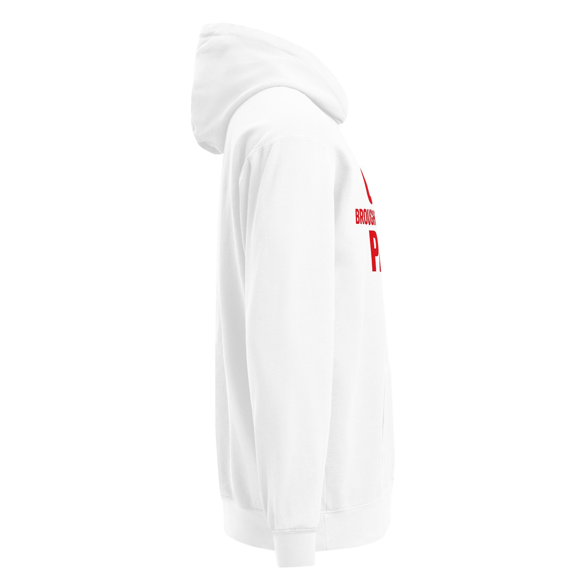 God Brought Me Through Pain — White Hoodie product image (6)