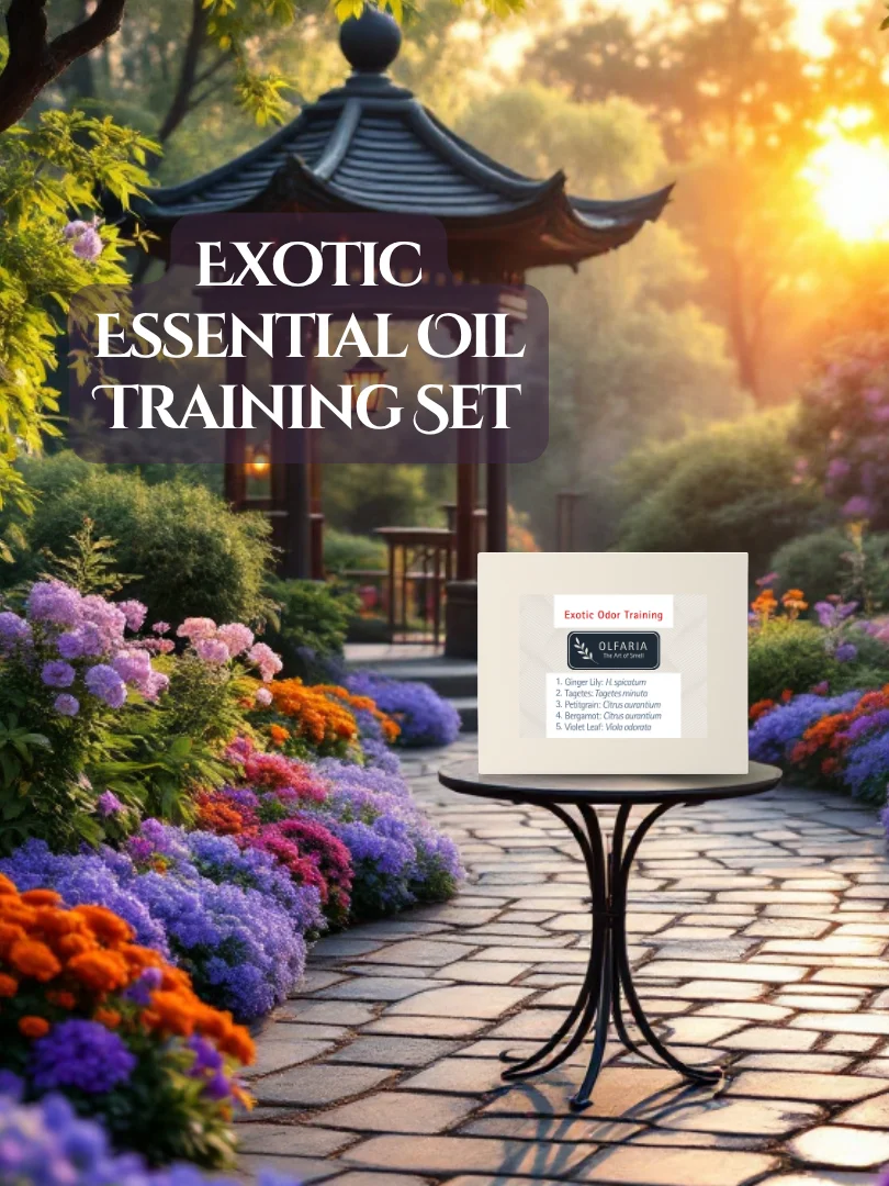 Olfaria Exotic Odor Training Kit | 5 Single-Note Essential Oils | Scent Education | Train Your Nose product image (1)