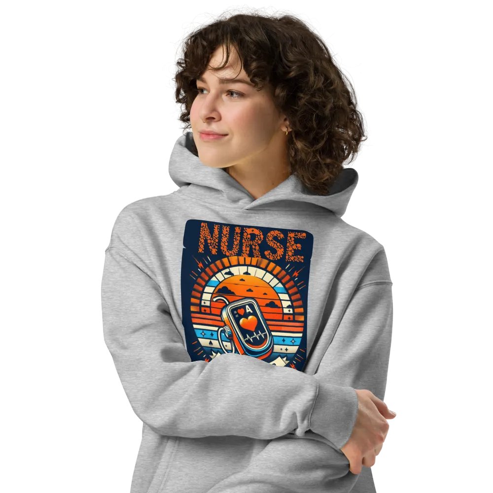Heart Saver Nurse Graphic Hoodie product image (14)