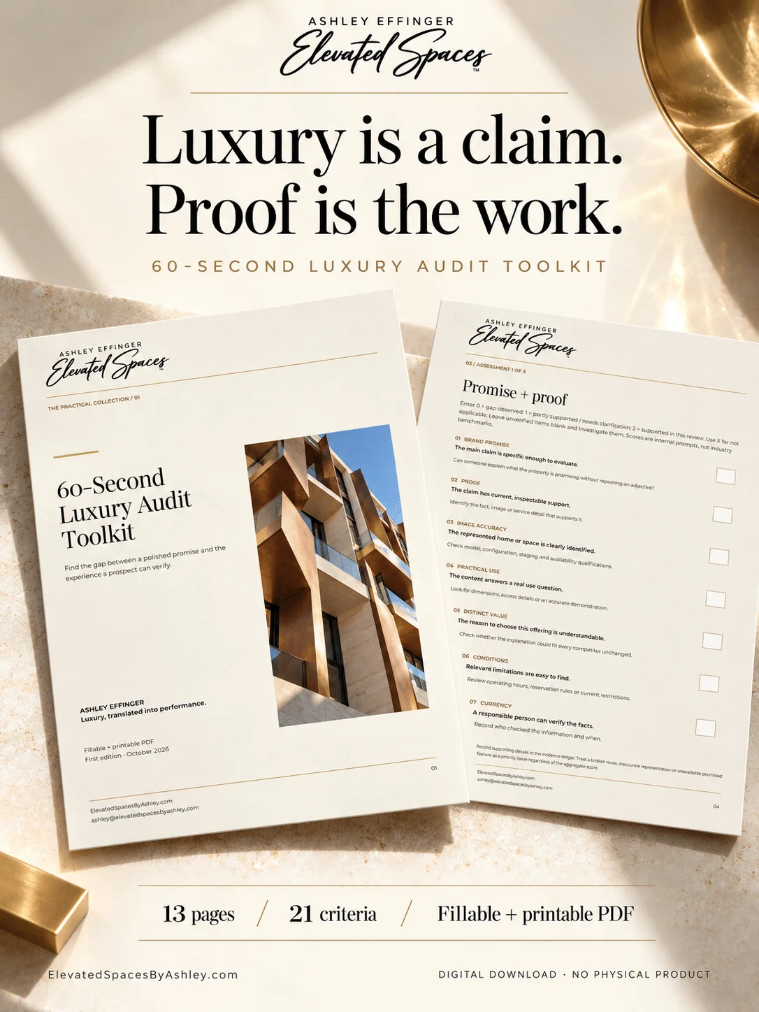 60-Second Luxury Audit Toolkit product image (2)
