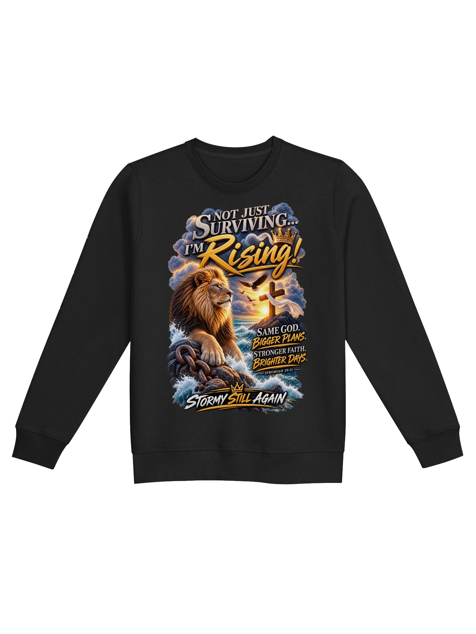 Rising in Faith Christian Sweatshirt product image (1)
