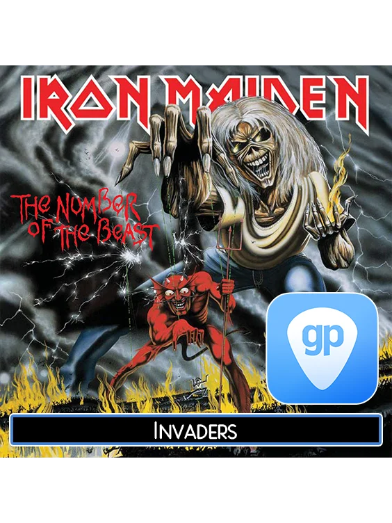 Invaders | PDF Tab + Guitar Pro | Iron Maiden product image (1)