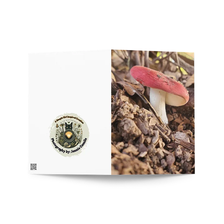 A Red Mushroom Greeting Card product image (2)