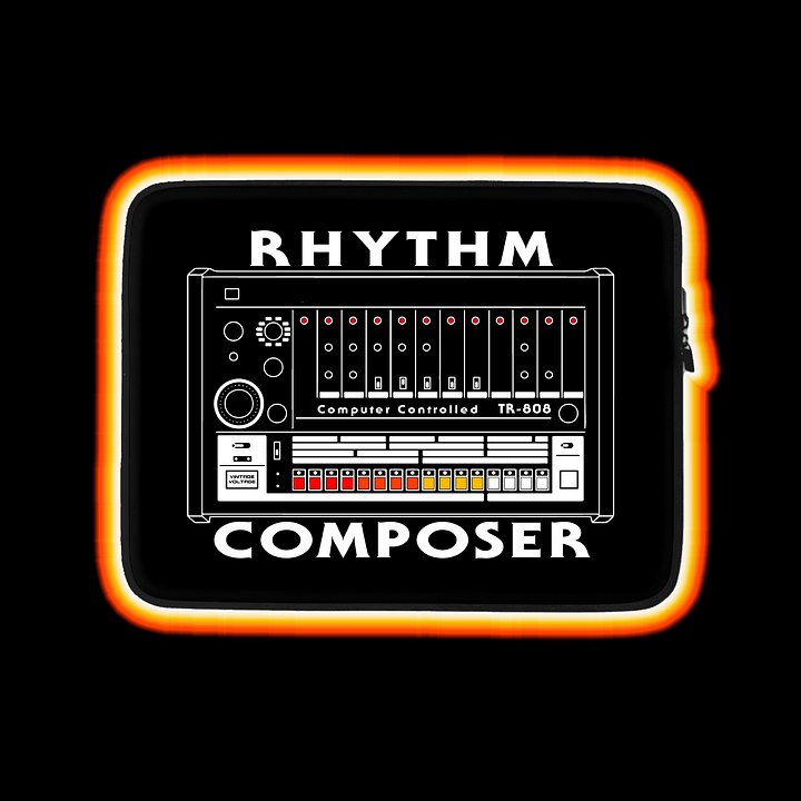 808 Laptop Case - Roland TR-808 Rhythm Composer (Vintage Drum Machine) product image (1)