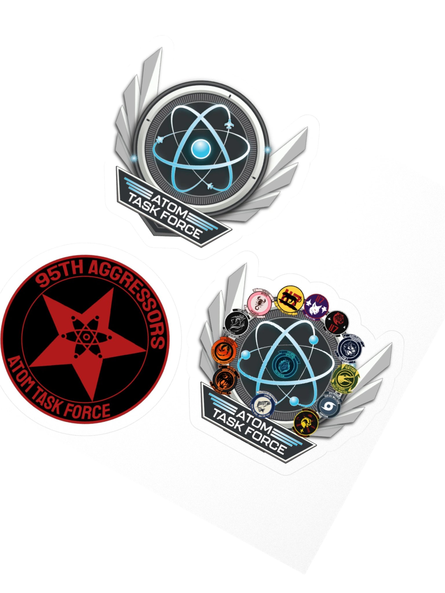 Atom Task Force Official Logo Sticker Sheet! product image (2)
