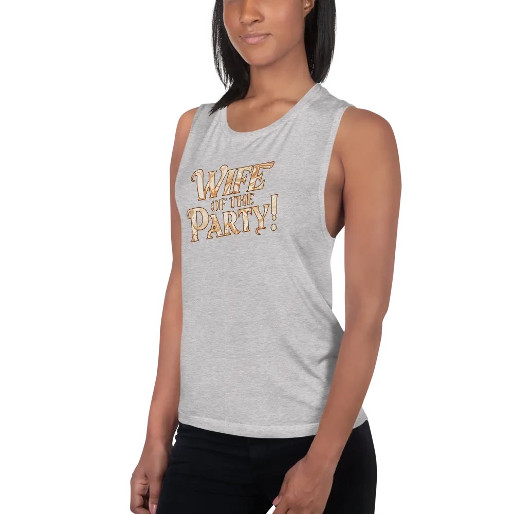 Wife of the Party flowy women's muscle tank top product image (50)