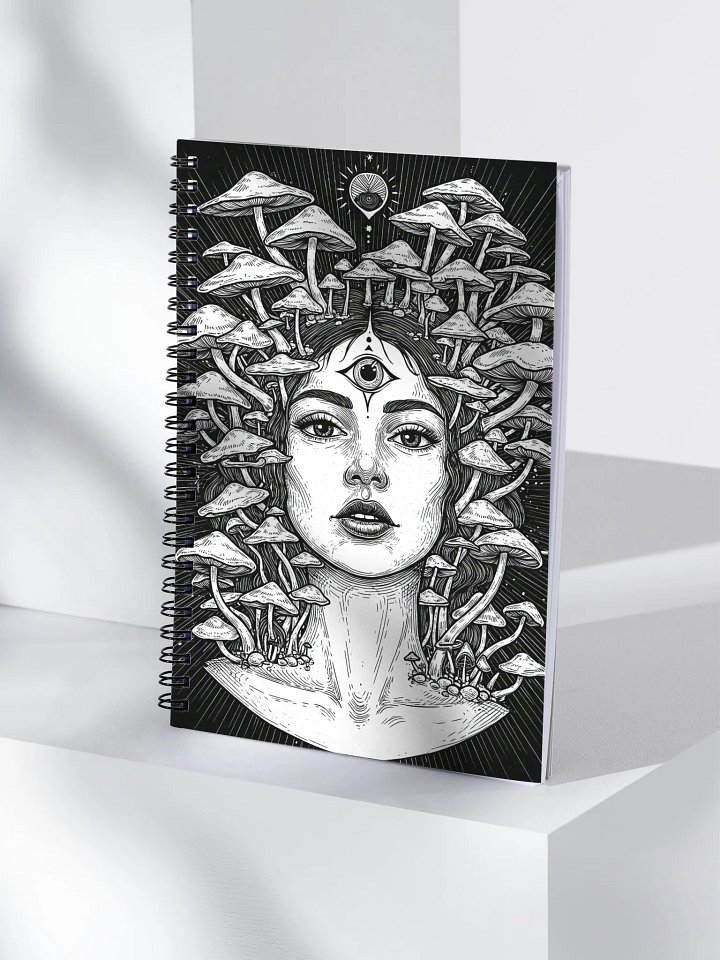 Mystical Third Eye Spiral Notebook product image (1)