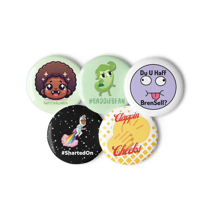 BugSquad Button 5 Pack product image (3)