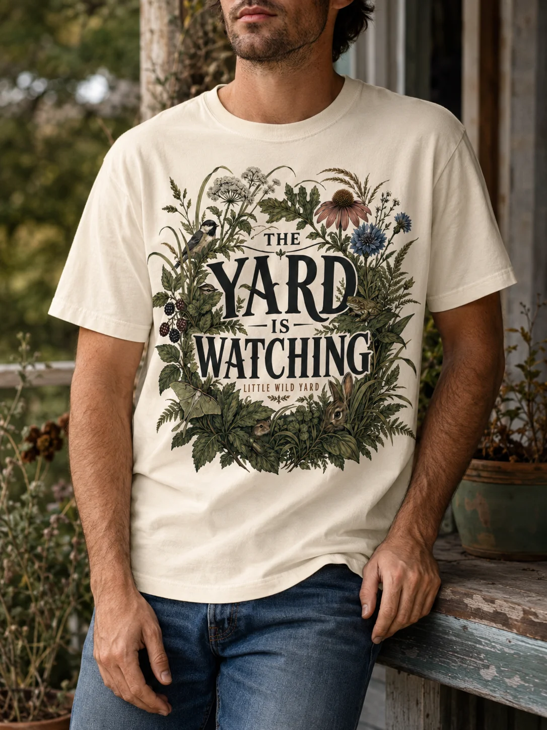 The Yard Is Watching T-shirt product image (3)
