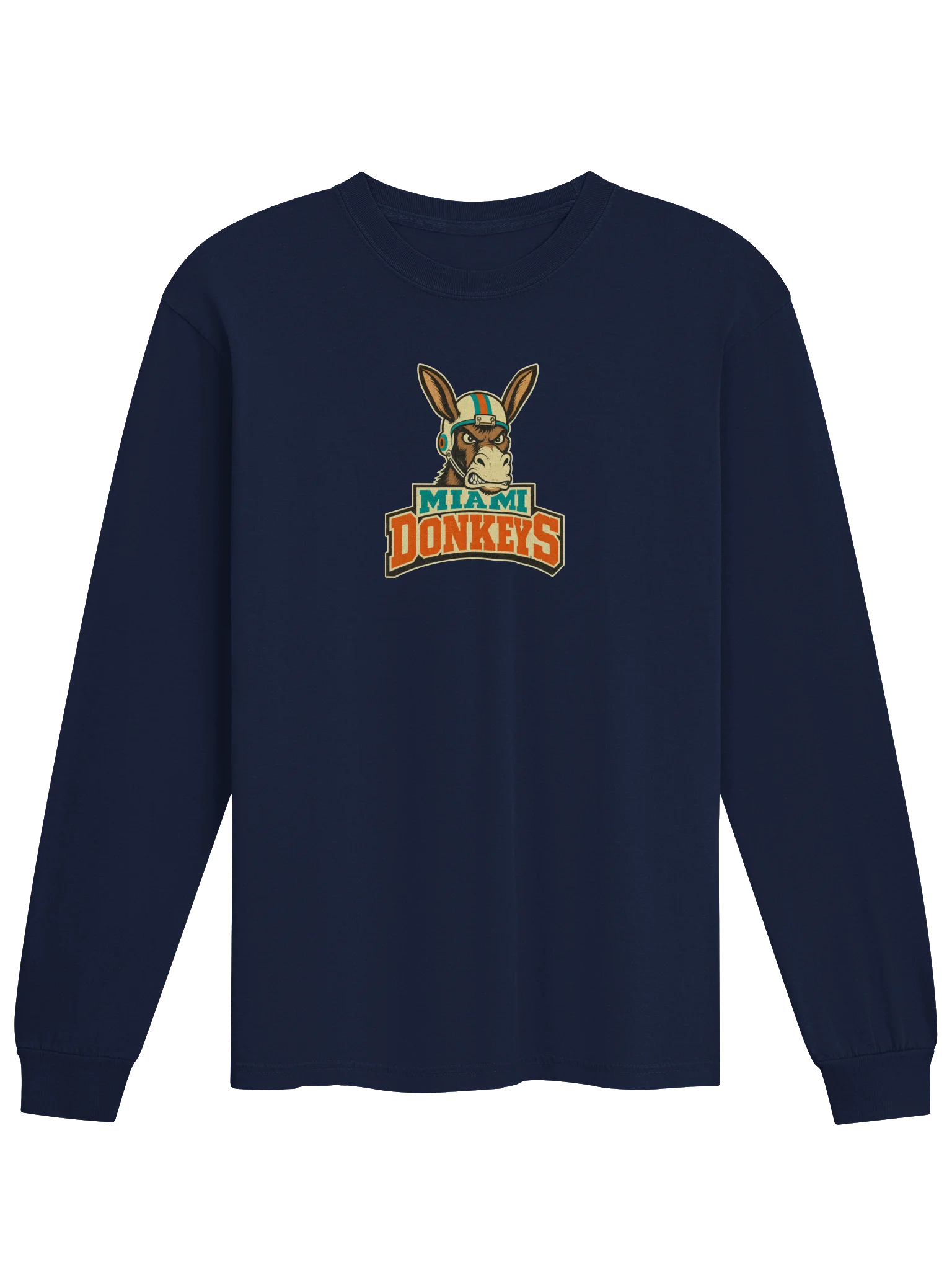 Miami Donkeys Long Sleeve T-Shirt product image (17)