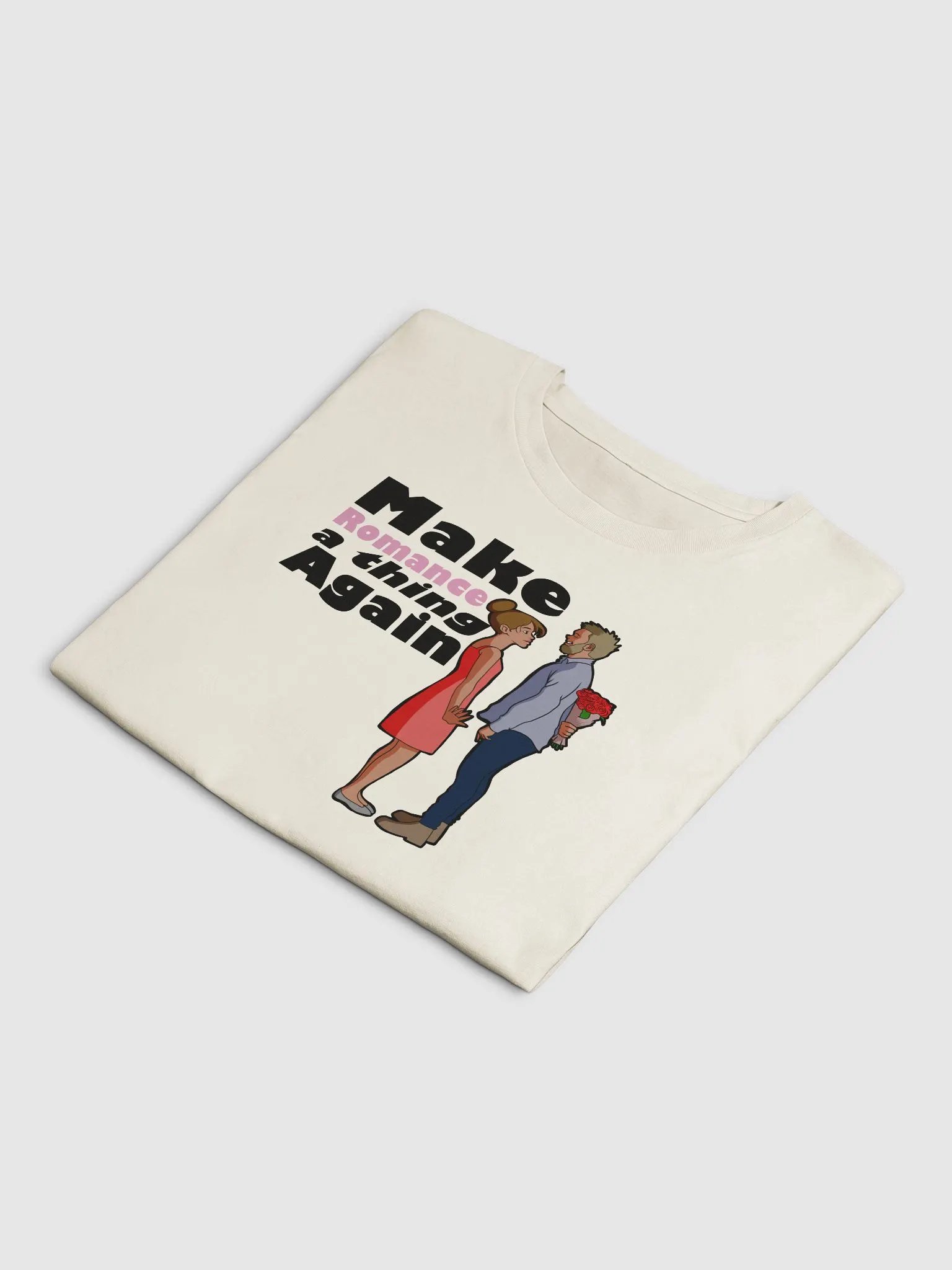 Make Romance a thing Again - premium CROP t-shirt product image (8)