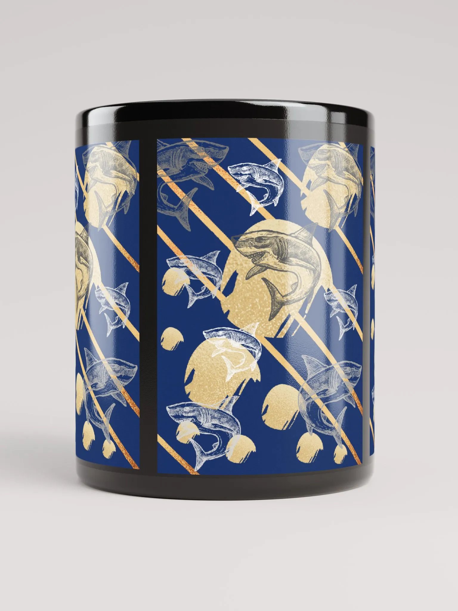 JoBeth Nautical ⚓ Black Glossy Mug product image (9)