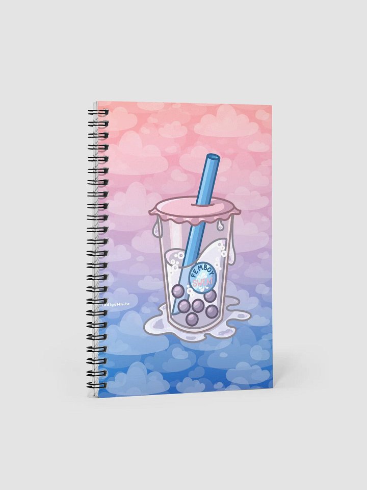 Femboy Sweat Boba Notebook product image (1)