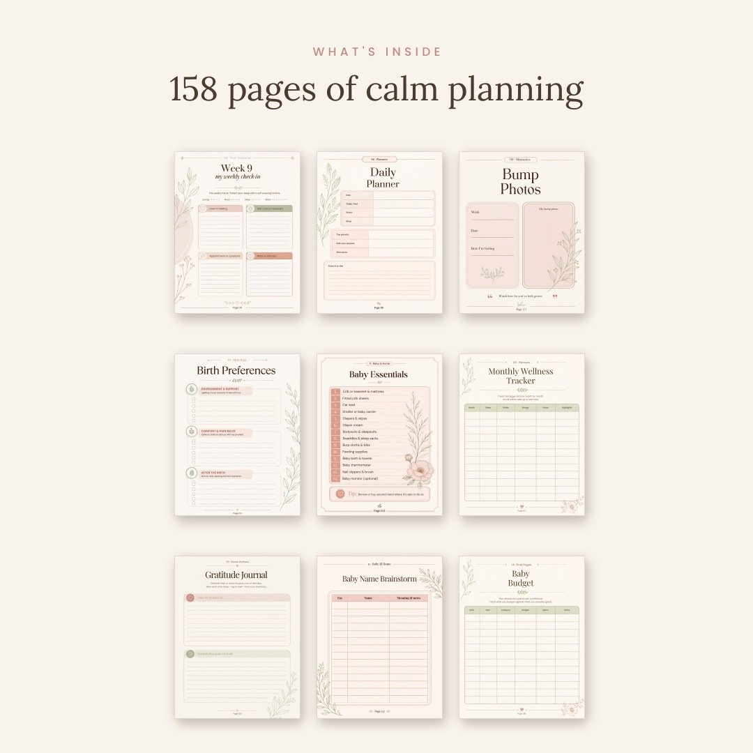 The Gentle Pregnancy Planner product image (3)