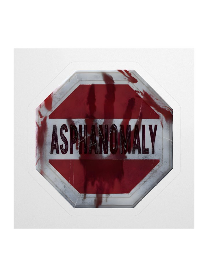 Asphanomaly Stop Sign Sticker product image (2)
